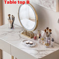Elara Corner Dressing Table With LED Mirror