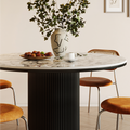 Jen Round Dining Table, Sintered Stone