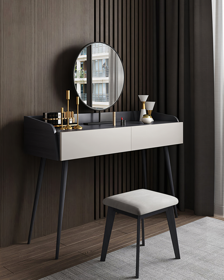 Aden Dressing Table Set With Mirror