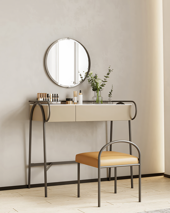 Adiya Dressing Table with Mirror