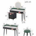 Arkin Dressing Table with LED Mirror