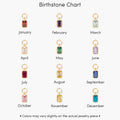 Cross Birthstone Necklace
