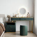 Casey-Lee Dressing Table with Mirror, Builtin Storage Box