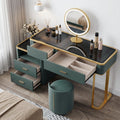 Casey-Lee Dressing Table with Mirror, Builtin Storage Box
