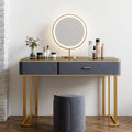 Casey-Lee Dressing Table with Mirror, Builtin Storage Box