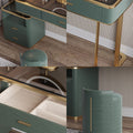 Casey-Lee Dressing Table with Mirror, Builtin Storage Box