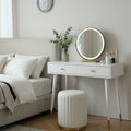 Drew Dressing Table With LED Mirror