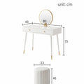 Drew Dressing Table With LED Mirror
