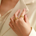 Lumière Gold Ring