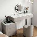 Harper Grey Dressing Table With LED Mirror