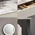 Harper Grey Dressing Table With LED Mirror