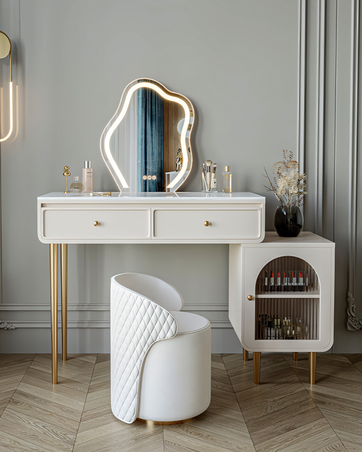 Kelly Dressing Table with LED Mirror