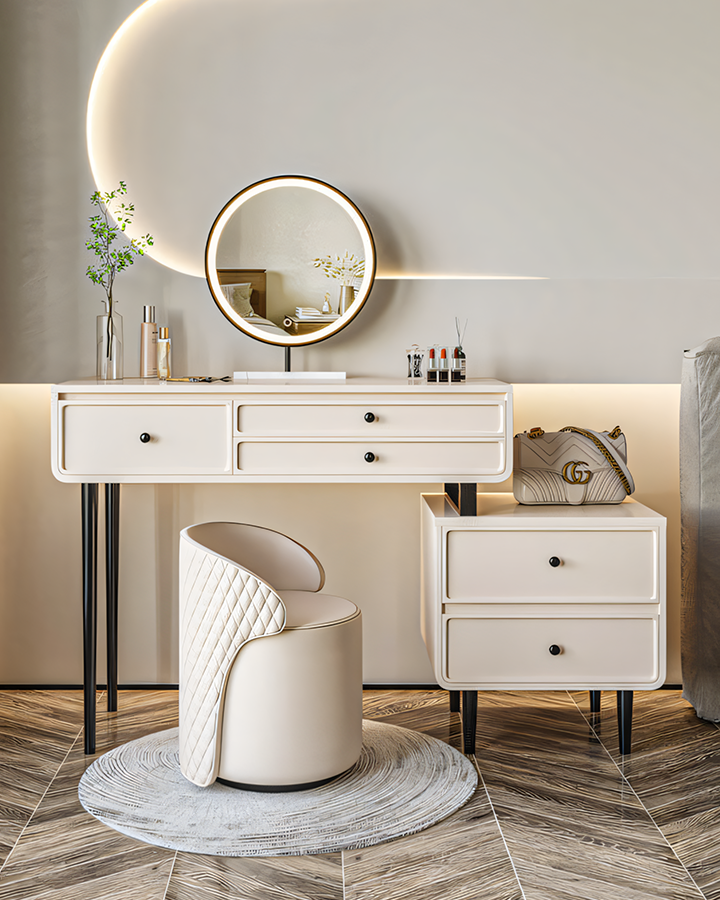 Kenny Dressing Table with LED Mirror