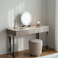 Kirsten Dressing Table with LED Mirror, Marble