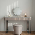 Kirsten Dressing Table with LED Mirror, Marble
