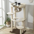 Leandra Cat Climber, Cat Tree, White