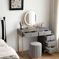 Nelia Dressing Table With LED Mirror