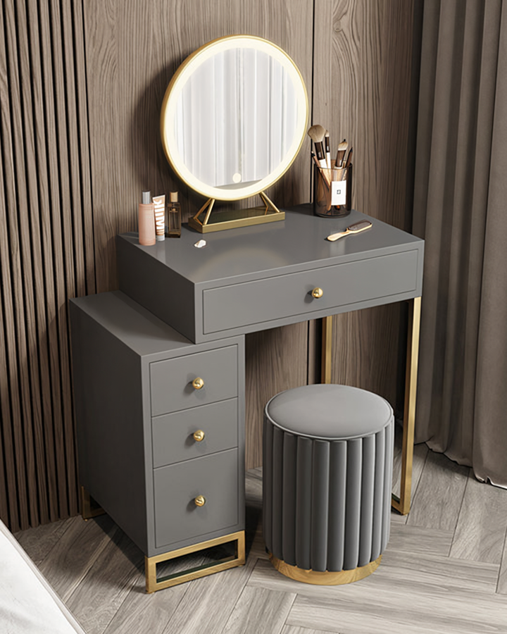 Nelia Dressing Table With LED Mirror