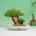 Plant Shape Cat Tree, Pet Bed With Cat Scratching Post