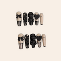 Noir Velvet Press On Nails
