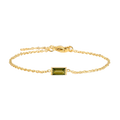 Square Birthstone Bracelet