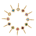 Star Pendant Birthstones Charms