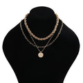 18K Gold Spiral Twist Rope Chain Necklace