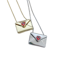 Envelope Heart Necklace