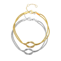 Snake Chain Knot Bracelet