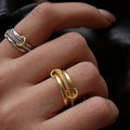 18K Gold Plated Stacking Ring