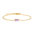 Square Birthstone Bracelet