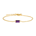 Square Birthstone Bracelet