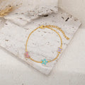 Bowknot & Flowers & Butterfly Charm Bracelet