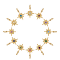 Star Shiny Birthstone Charms