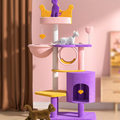 Seb Cat Climber, Cat Tree, Coral Fleece