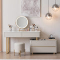 Elara Corner Dressing Table With LED Mirror 产品图 12