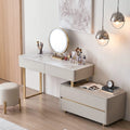 Elara Corner Dressing Table With LED Mirror 产品图 16