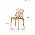 Ernest Transparent Dining Chair 产品图 15