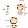 Augustine Fruit-Inspired Ceramic Dinnerware Set