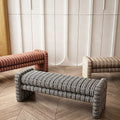 Luna Upholstered Bench detail image