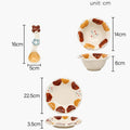 Fruit-Inspired Ceramic Dinnerware Set detail image