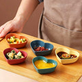 Heart-Shaped Condiment Bowls Set detail image