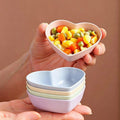 Heart-Shaped Condiment Bowls Set detail image