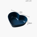 Heart-Shaped Condiment Bowls Set detail image