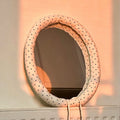 Polka Dot Framed Mirror detail image