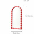 Candy Stripe Arch Mirror detail image