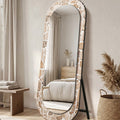 Aveline Stone Framed Mirror detail image