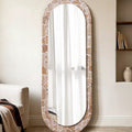 Aveline Stone Framed Mirror detail image