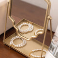 Scalloped Edge Vanity Mirror detail image