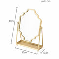 Scalloped Edge Vanity Mirror detail image